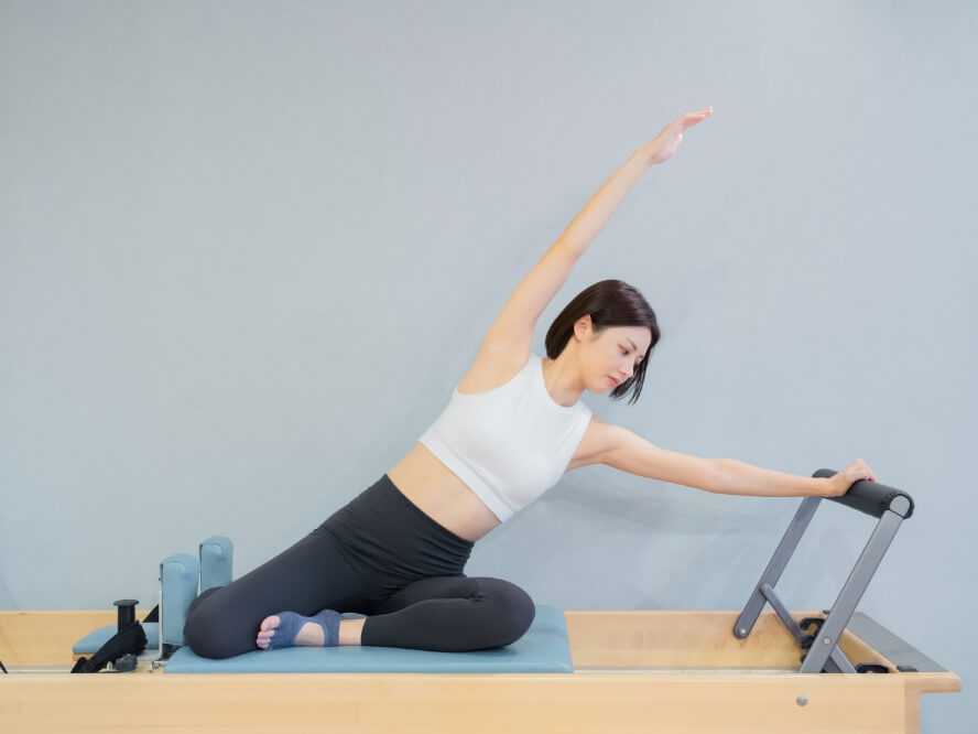 ゴルフピラティスレッスン写真